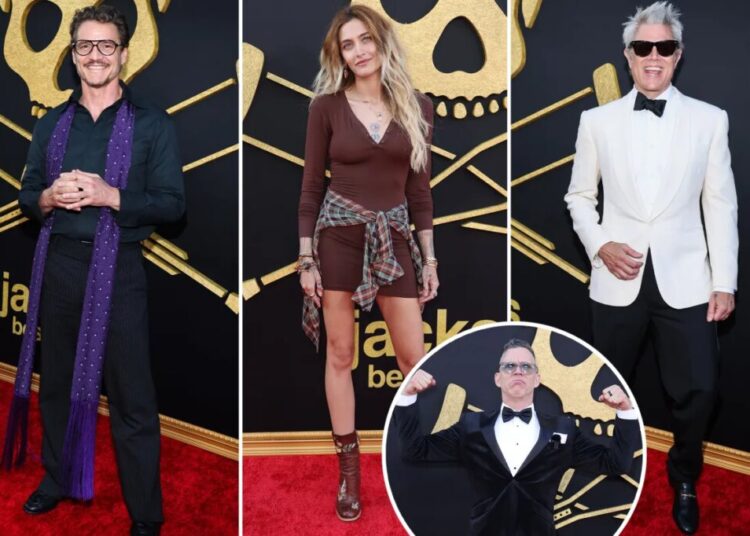 ‘Jackass: Best and Last’ premiere red carpet: Pedro Pascal, Paris Jackson, Johnny Knoxville and more
