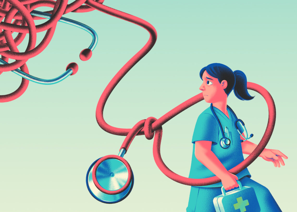 Pay $50,000 to do her job? This nurse practitioner is suing.