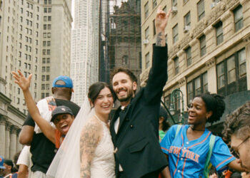 Two Introverts Happen to Get Married During the Knicks Parade