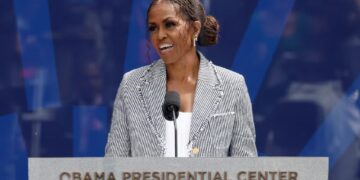 Michelle Obama’s Fashion Diplomacy Shines at Chicago Presidential Center