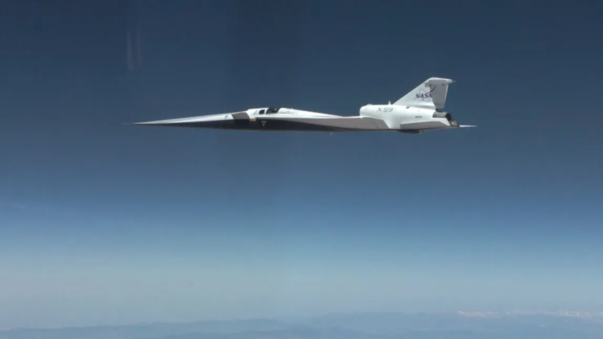 NASA’s Quiet Supersonic Jet Just Broke the Sound Barrier. The Video Is Incredible.