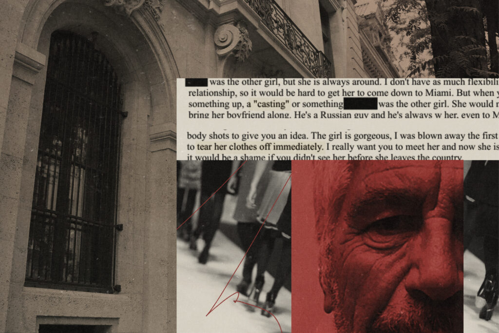 This agent sent models to meet Jeffrey Epstein. Now he’s trying to explain why.