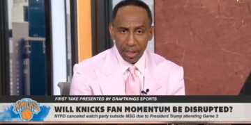 Stephen A. Smith Dunks on Trump’s Knicks NBA Finals Ticket: ‘No Business Showing Up in New York City’