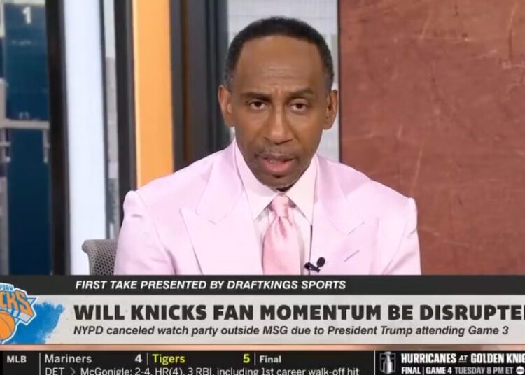 Stephen A. Smith Dunks on Trump’s Knicks NBA Finals Ticket: ‘No Business Showing Up in New York City’