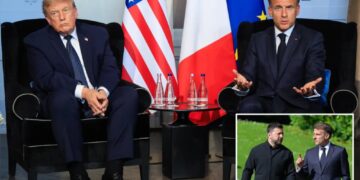 Macron says he had a ‘difficult’ meeting with President Trump