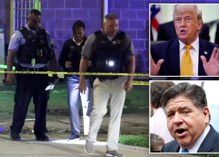 Trump says he can fix Chicago’s crime epidemic ‘fast and permanently’ after 39 shot over weekend