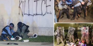 At least 20 protesters arrested at ICE detention center Delaney Hall as DHS vows ‘ZERO tolerance for rioters’