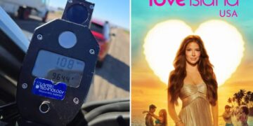 Arizona woman caught speeding 108 mph while rushing home to watch ‘Love Island’