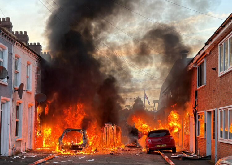 A new wave of anti-immigrant violence hits U.K. as riots convulse Belfast