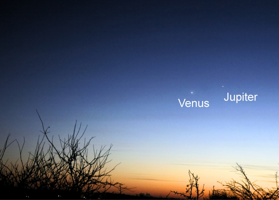 Venus and Jupiter Will Almost Touch in the Sky Tonight. Here’s How to See It.