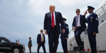 Trump walks out of ‘Meet the Press’ interview when challenged over false claims
