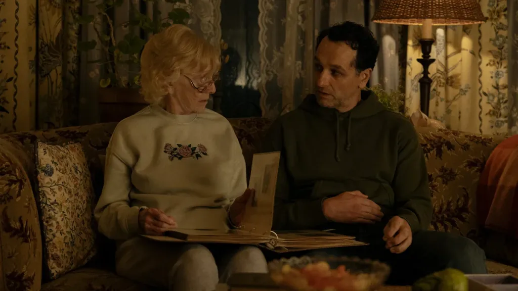 K Callan and Matthew Rhys in 