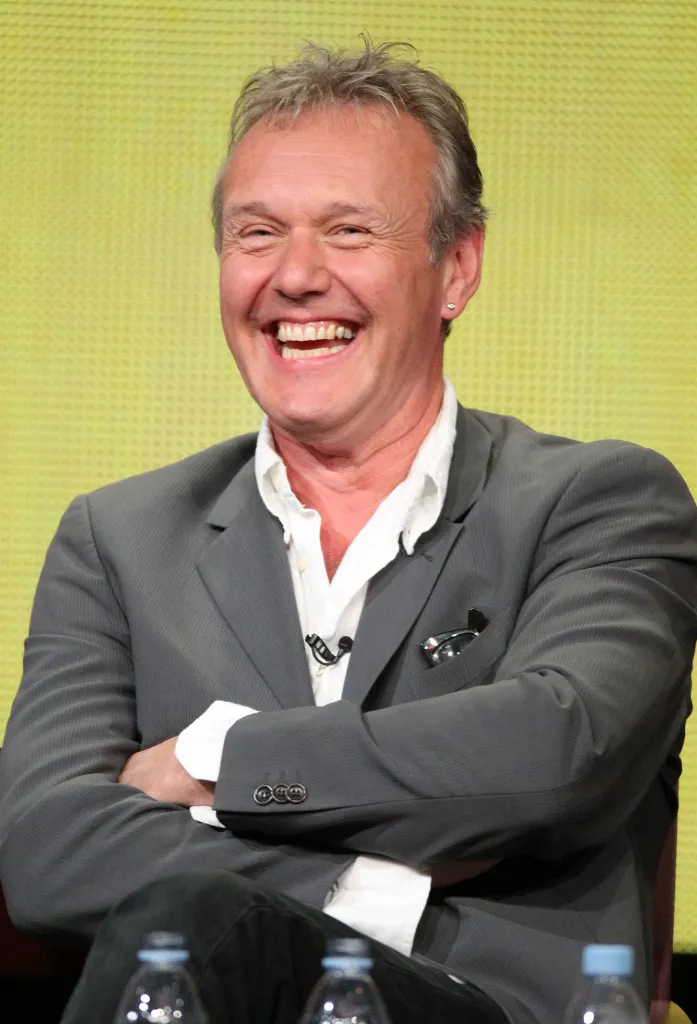 Actor Anthony Head laughing and speaking at the 2011 Summer TCA Tour.