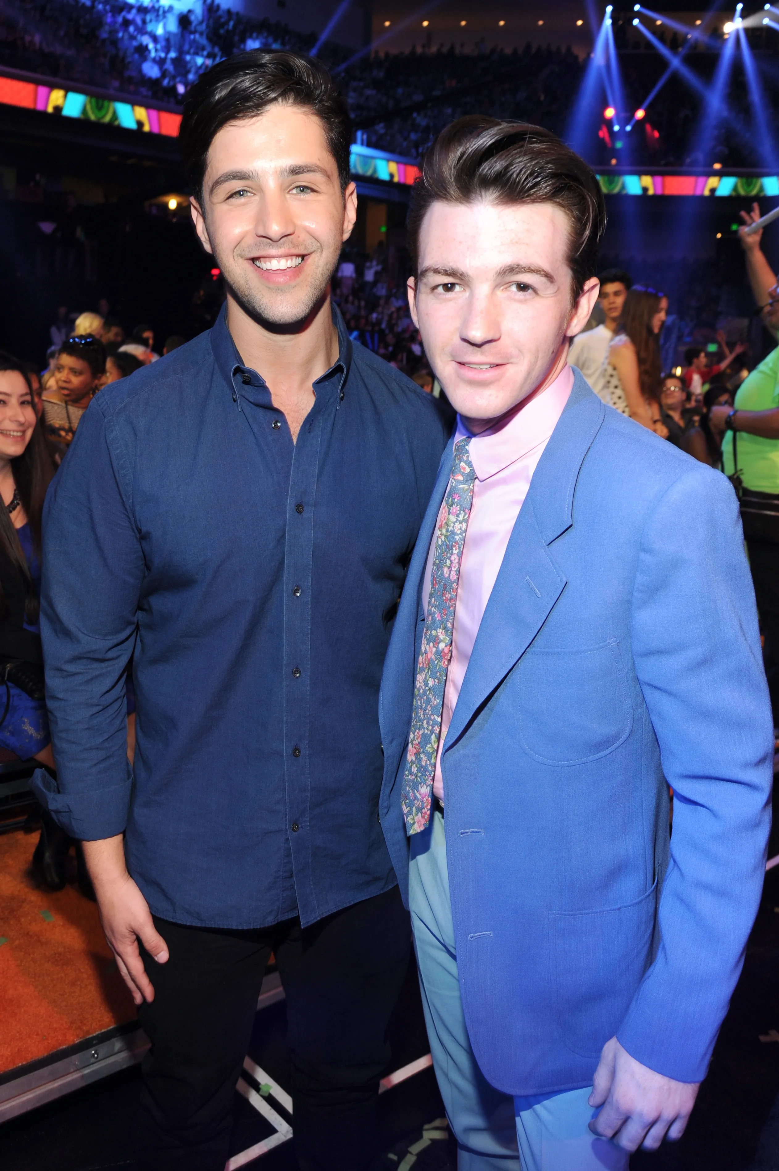 Actors Josh Peck and Drake Bell at the Kids' Choice Awards.