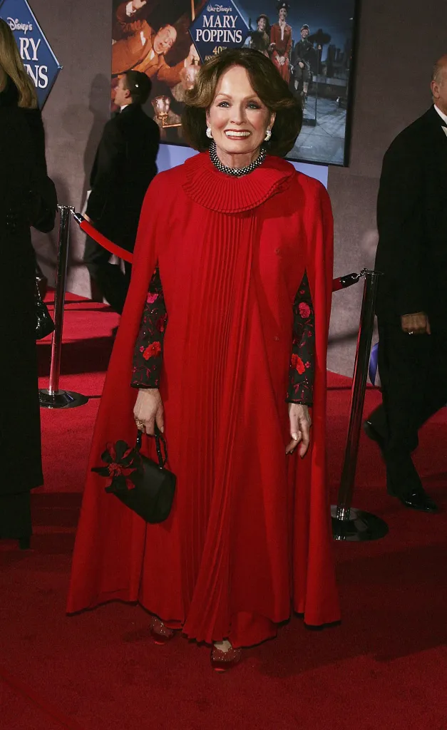 Actress Ann Blyth poses on the red carpet at the 