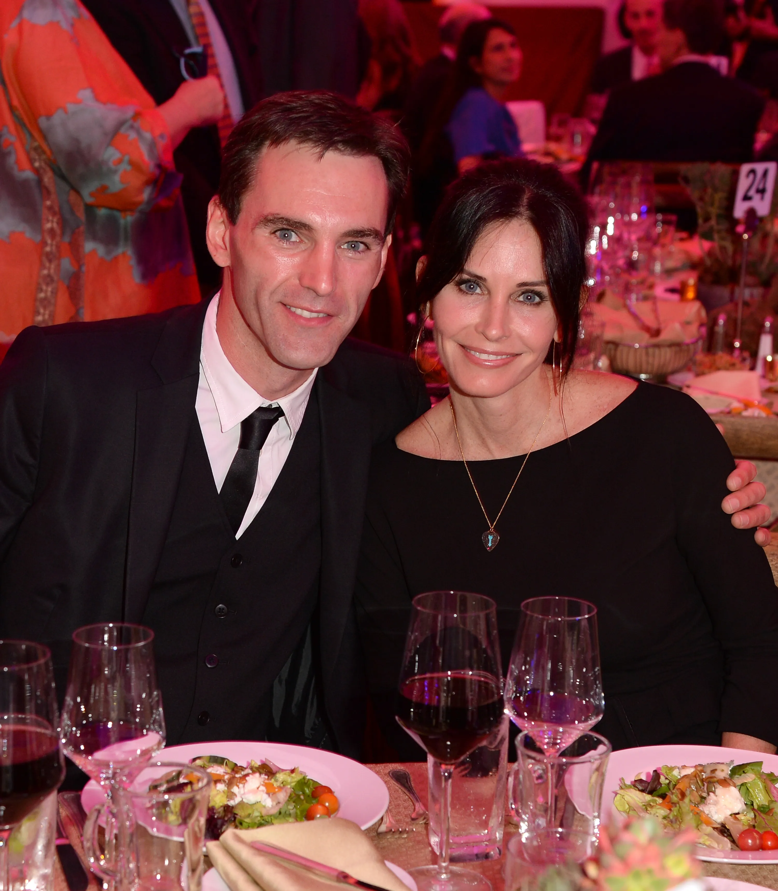 Courteney Cox and Johnny McDaid at an Evening of Environmental Excellence.