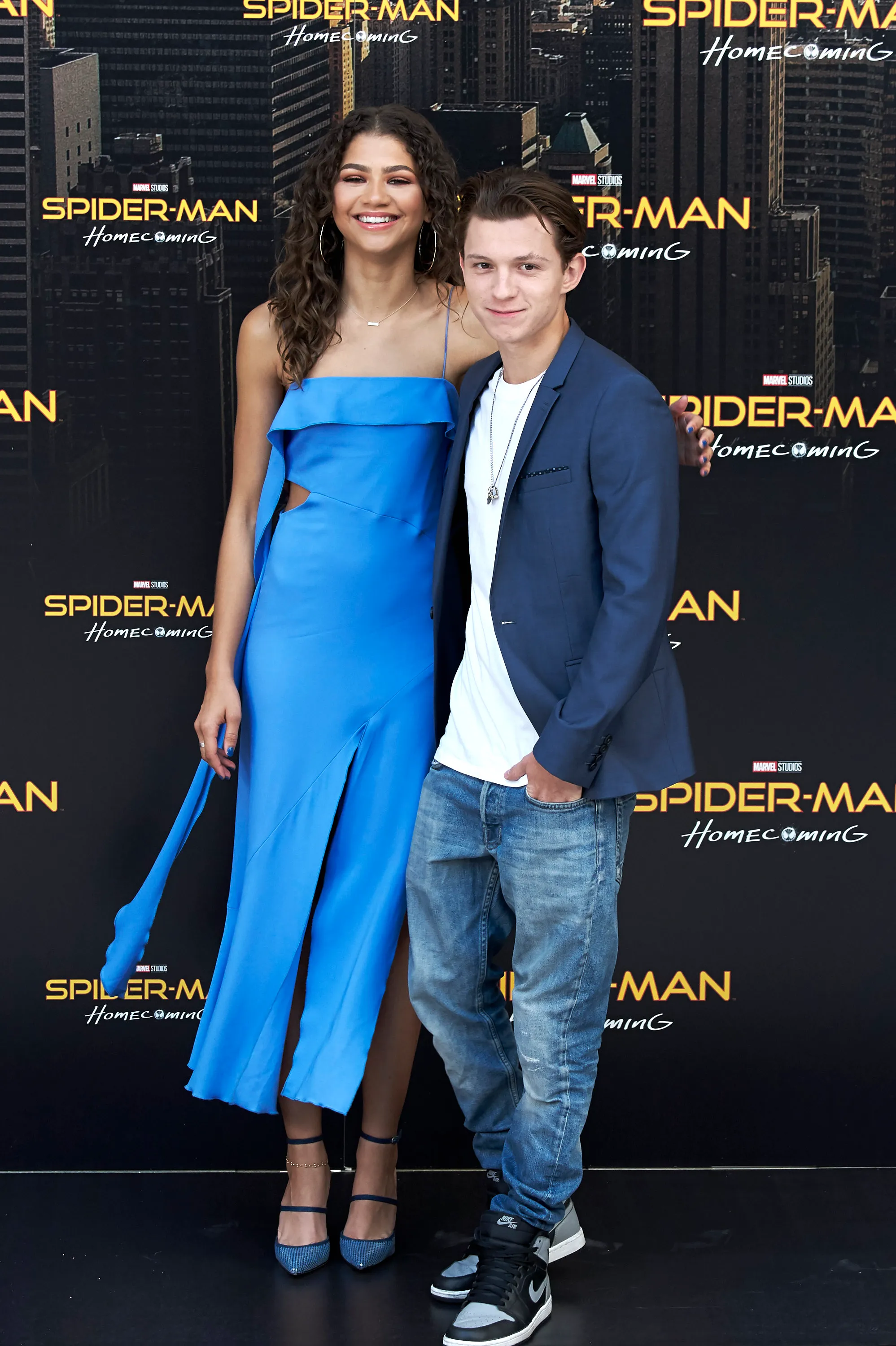 Zendaya and Tom Holland at a 