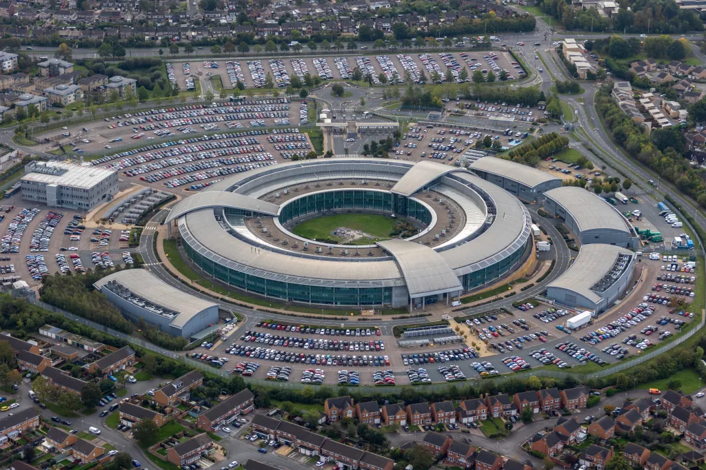 the Government Communications Headquarters on October 06, 2023, in United Kingdom.