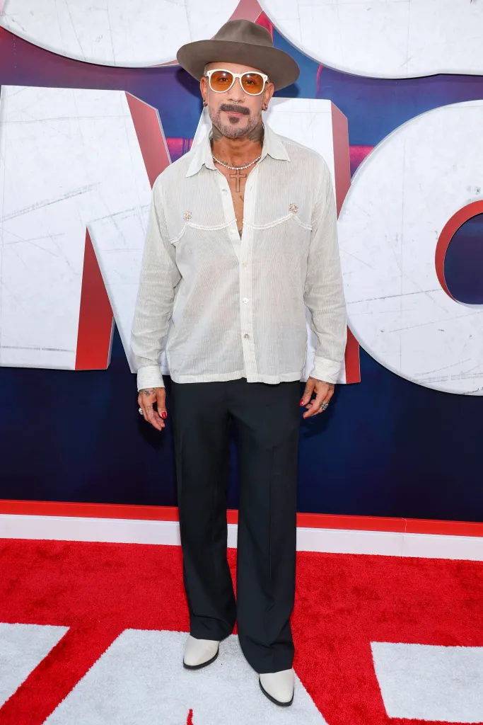 AJ McLean at the 'Scary Movie' Global Premiere in Los Angeles.
