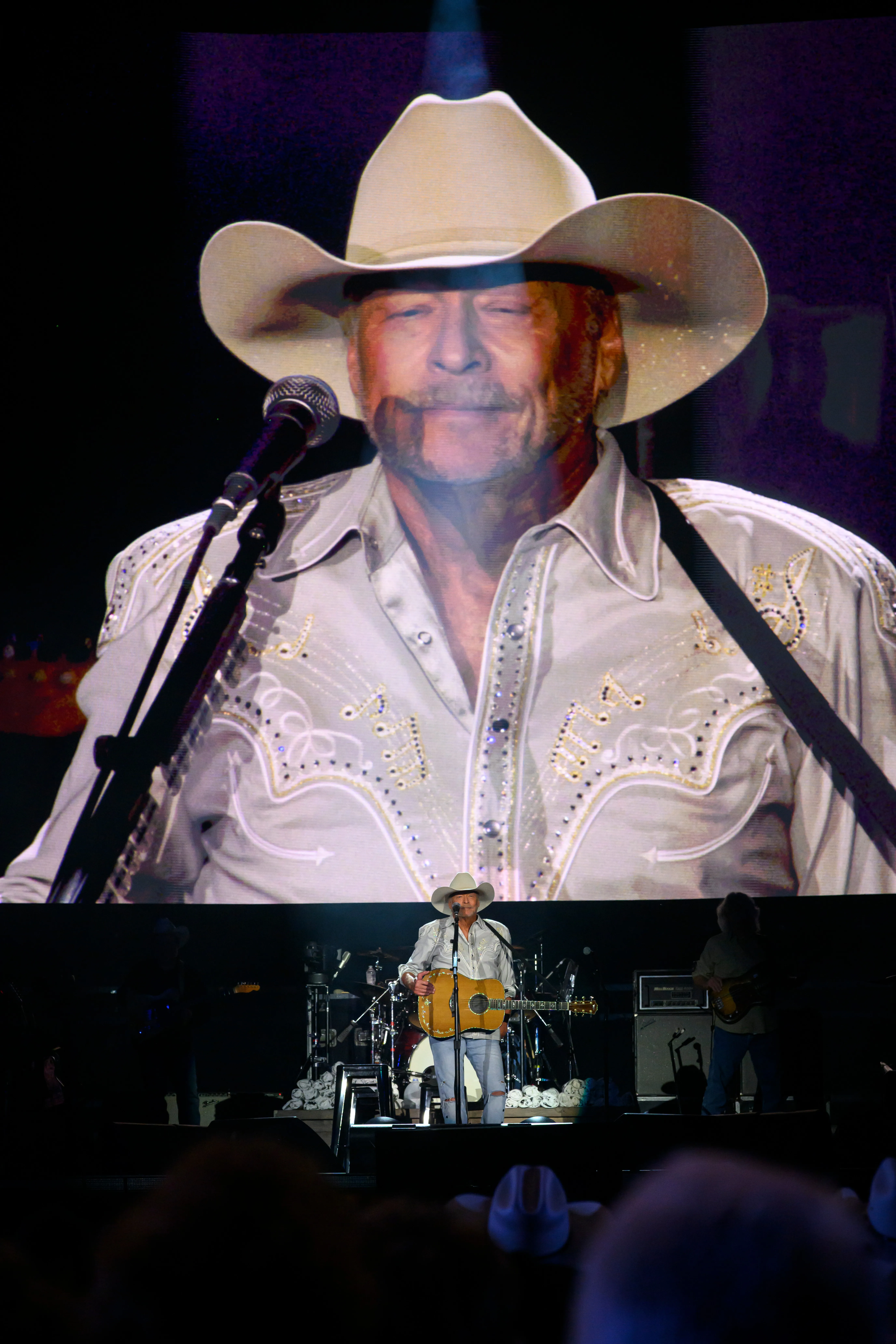 Alan Jackson performs to a sold out crowd in Nashville, Tenn., on June 27, 2026.