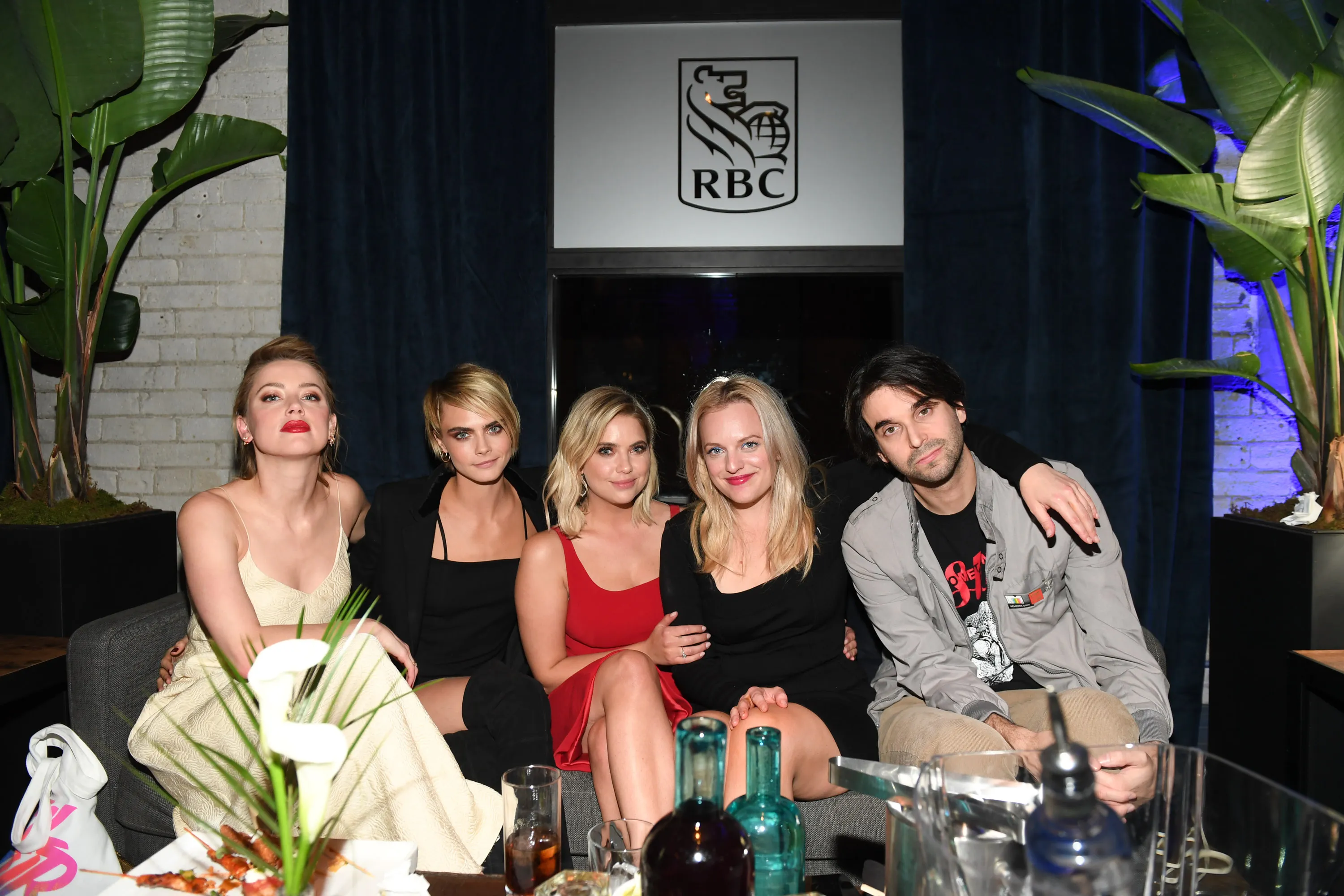 Amber Heard, Cara Delevingne, Ashley Benson, Elisabeth Moss, and Alex Ross Perry at the RBC 