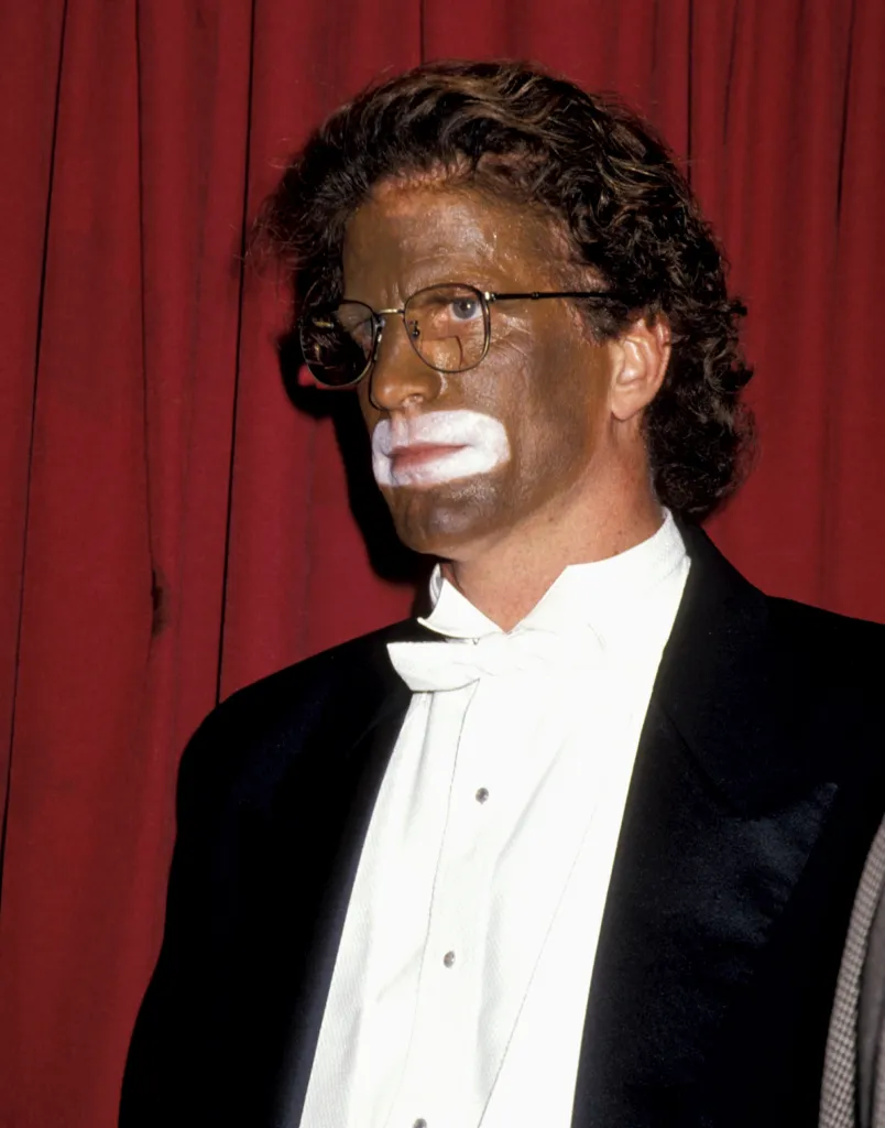 Ted Danson in blackface during a New York Friars Club Roast.