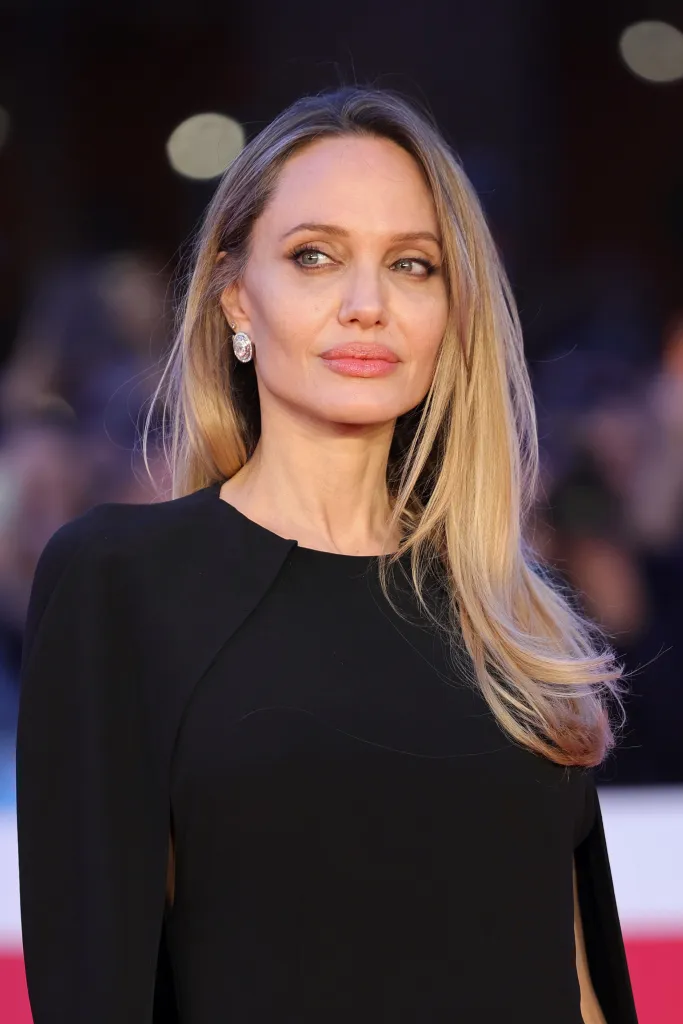 Angelina Jolie on the red carpet of the 20th Rome Film Festival.