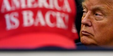 Dems are trying everything in battlegrounds. Republicans are sticking with Trump.