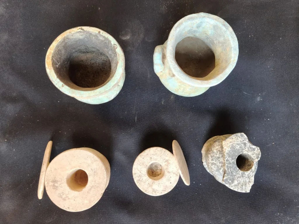 Ancient cups.