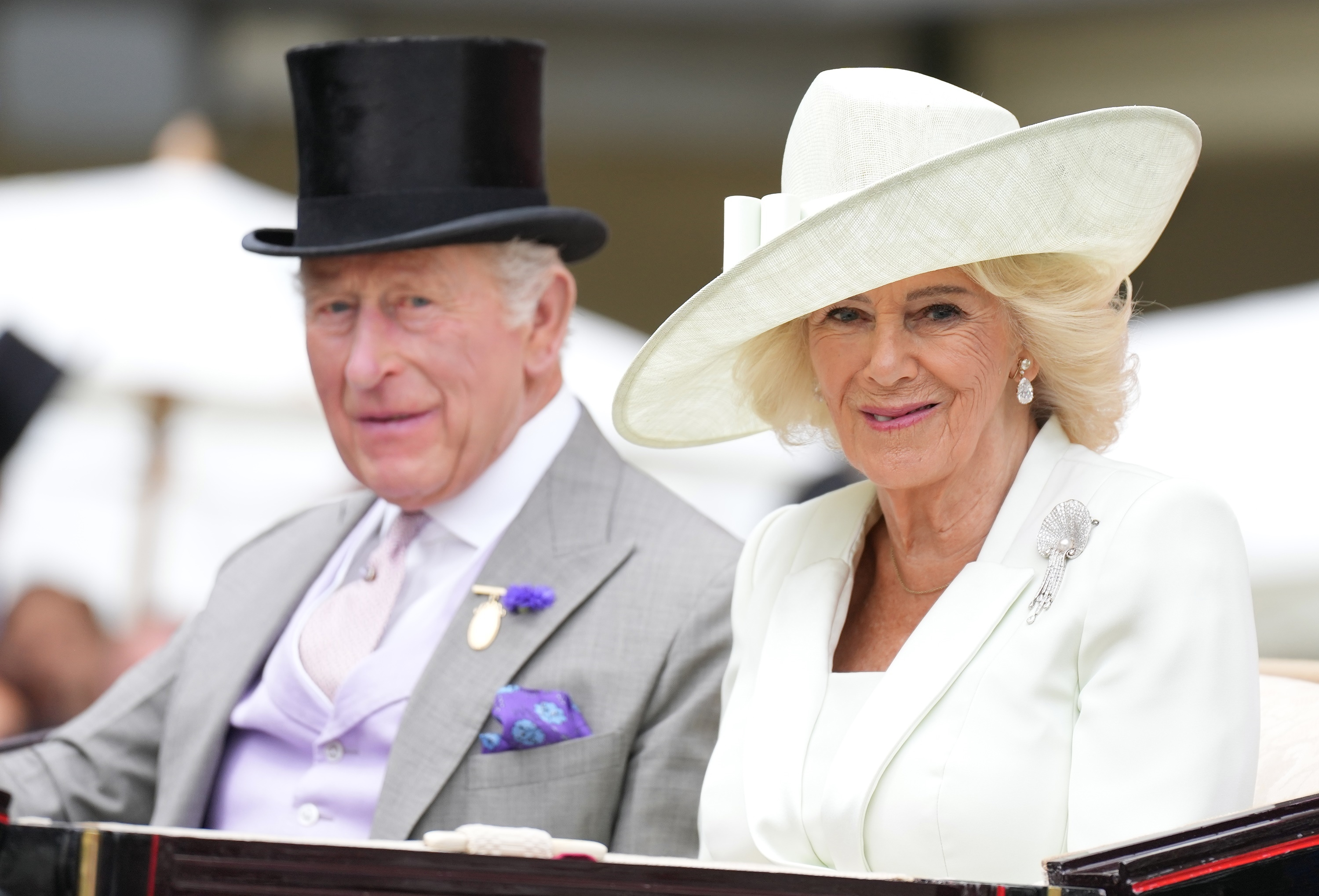 King Charles and Queen Camilla attend Royal Ascot.
