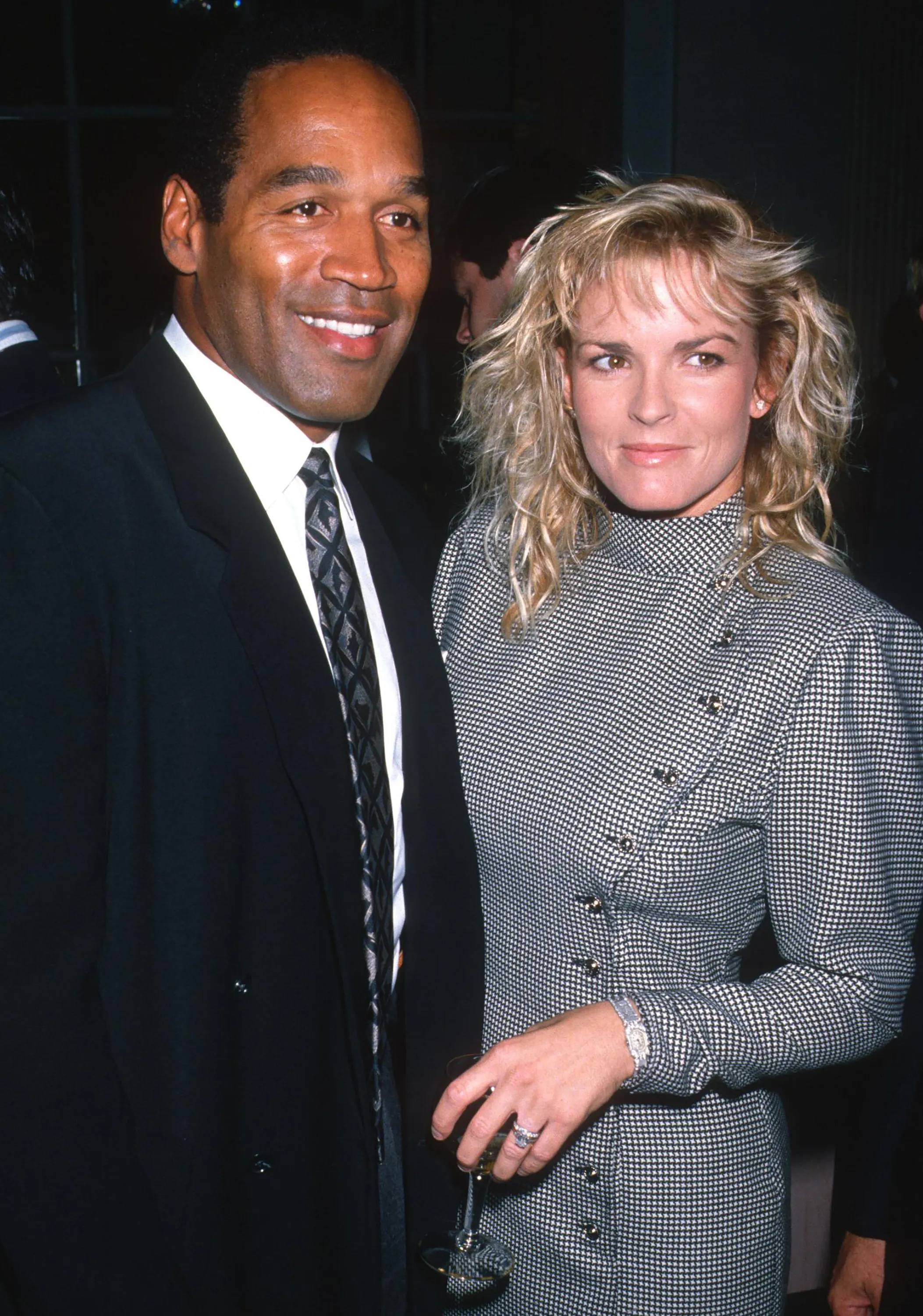 Nicole Brown and O.J. Simpson.