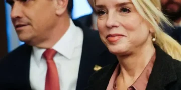 Pam Bondi torpedoes Todd Blanche’s story about Trump official’s photo on Epstein Island