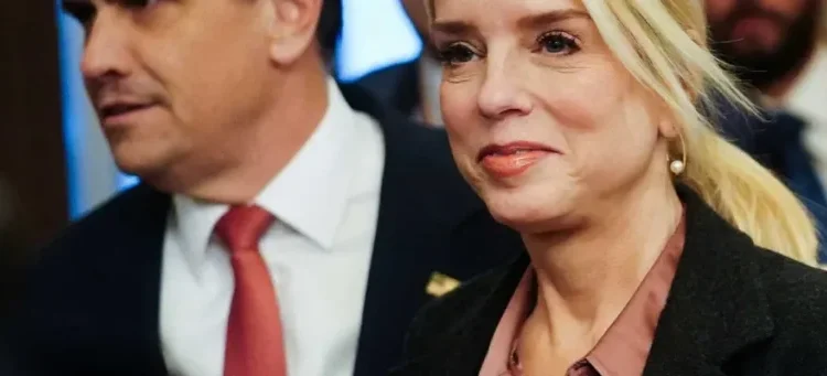 Pam Bondi torpedoes Todd Blanche’s story about Trump official’s photo on Epstein Island