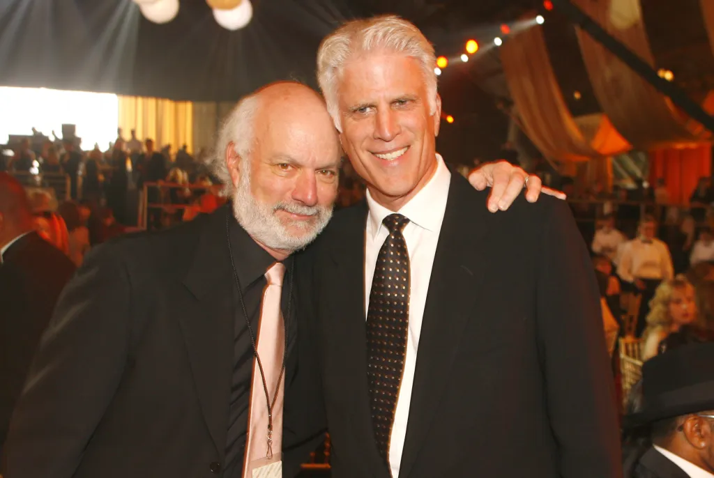 James Burrows and Ted Danson pose together at the 2006 TV Land Awards.