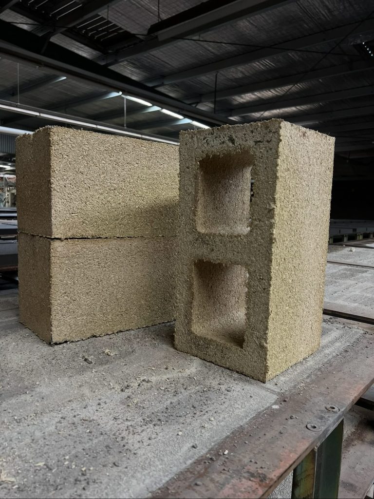 Blocks created by Joost Bakker to be used as building materials.