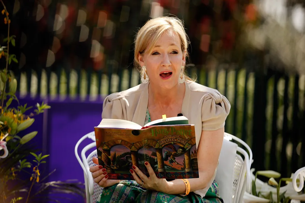 J.K. Rowling reading 