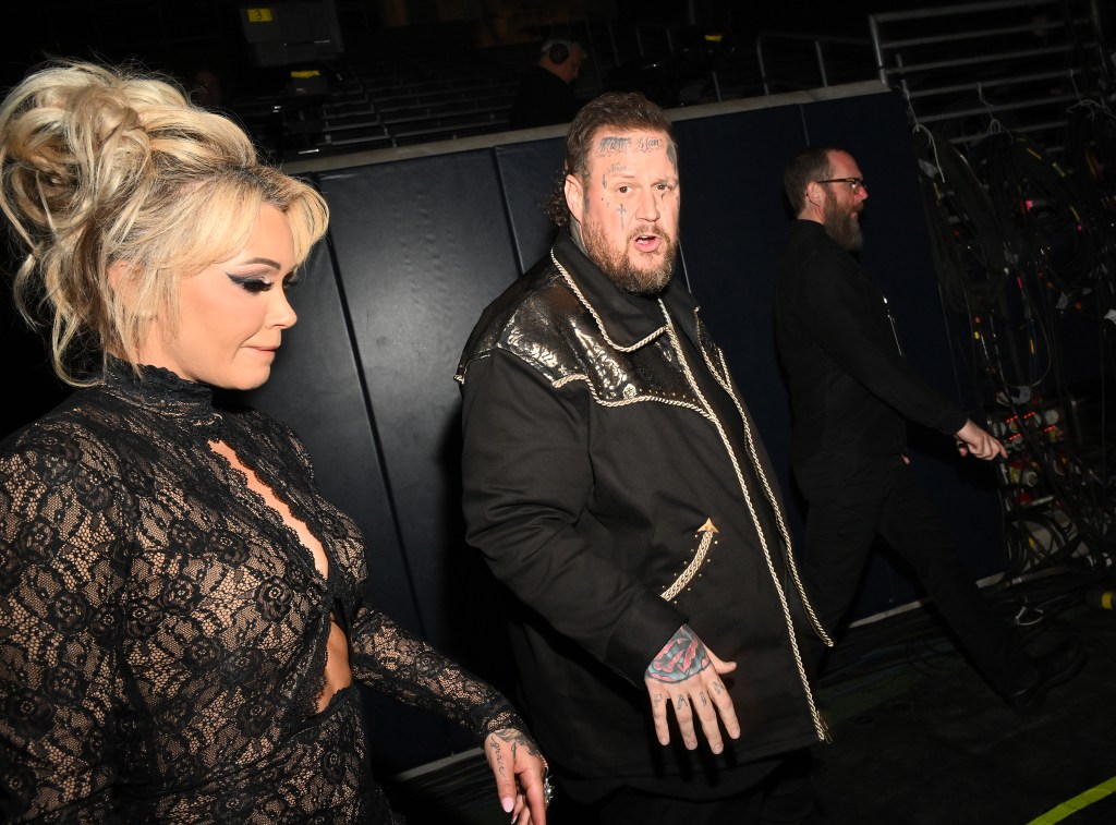 Bunnie Xo and Jelly Roll at the 60th Academy Of Country Music Awards.