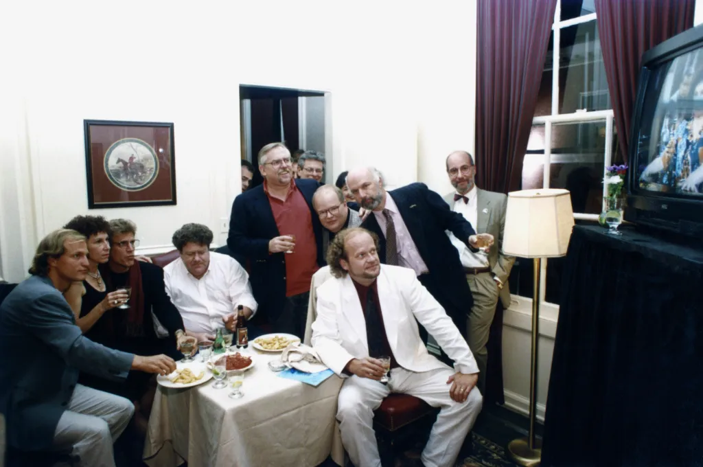 The cast and crew of Cheers at the 