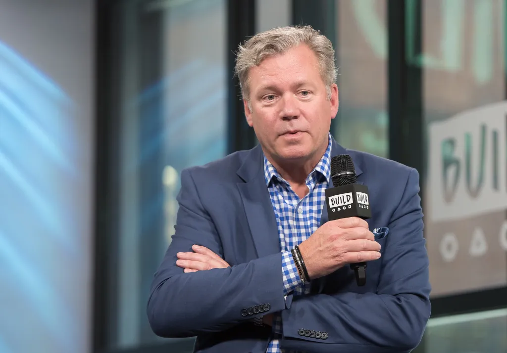 Chris Hansen speaking at Build Studios about