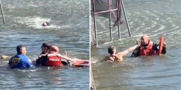 Accused crook leaps into NYC’s Central Park lake while running from cops