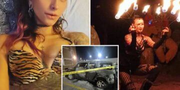 Fire dancer accused of trying to burn her friends alive while they slept as twisted details emerge