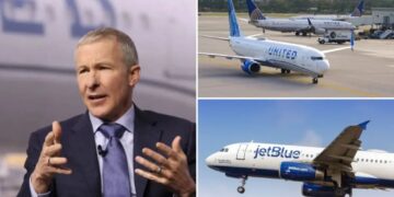 United Airlines CEO says big merger unlikely after American rebuff, asset buys possible