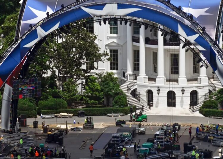 Behind the scenes of White House’s UFC octagon that Trump boasts will host the ‘roughest people’