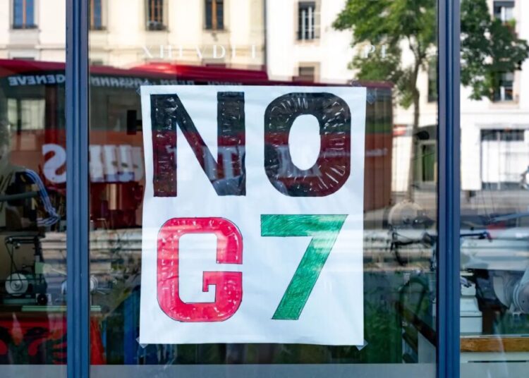 50,000 G7 protesters shut down major city ahead of Trump visit to French-Swiss border