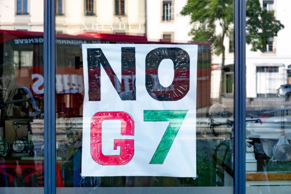 50,000 G7 protesters shut down major city ahead of Trump visit to French-Swiss border