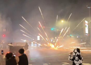 Astonishing move from LAPD as no arrests made following wild street takeover that crippled city’s emergency response