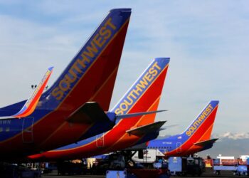 Southwest jet struck by ground equipment vehicle at Memphis airport