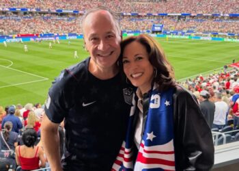 Team USA goes down 2-1 after Kamala Harris’ husband posts photo of ex-Veep at World Cup match