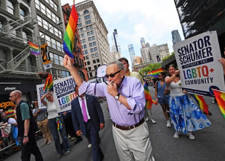 Sen. Chuck Schumer mercilessly booed at NYC Pride Parade