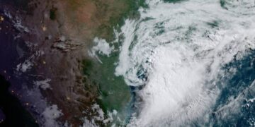 Tropical Storm Arthur Dumps Heavy Rain Along the Gulf Coast